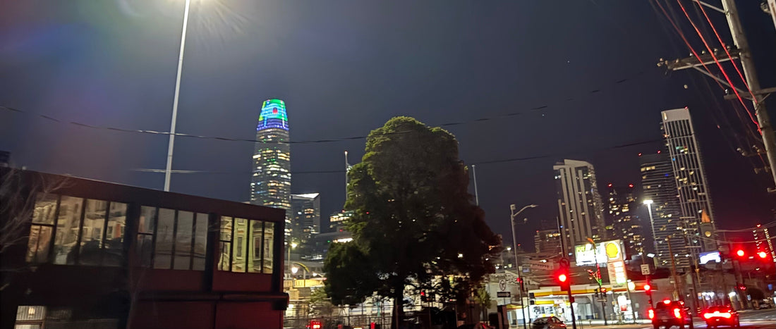 Downtown San Francisco skyline.